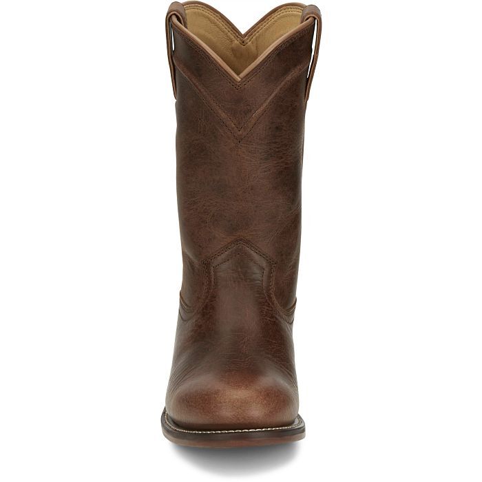 Justin Women's Holland 10-In Roper Brown in Brown