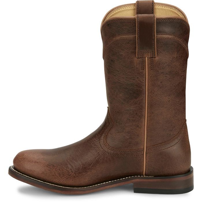 Justin Women's Holland 10-In Roper Brown in Brown
