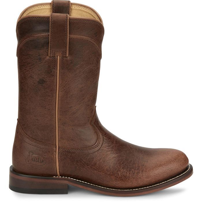 Justin Women's Holland 10-In Roper Brown in Brown