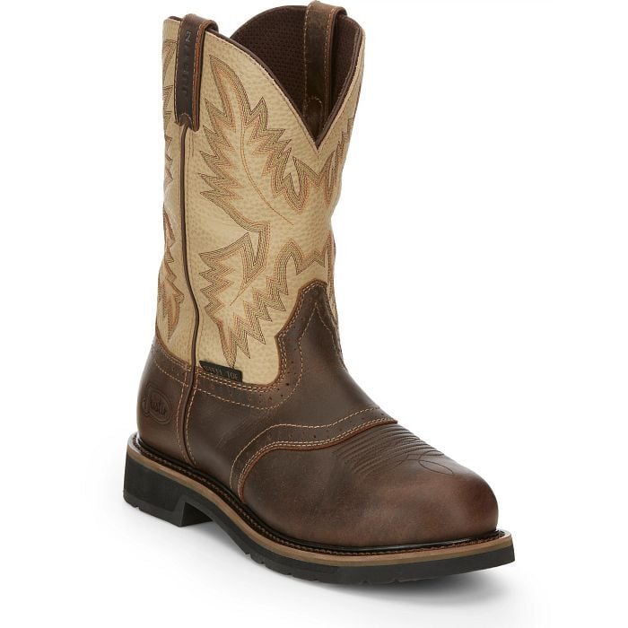 Justin Men's Superintendent 11-In Steel Toe Boot