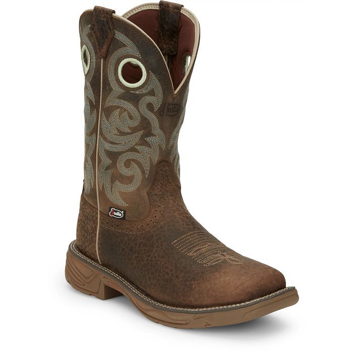 Justin Men's Rush 11-In Western Work Boot