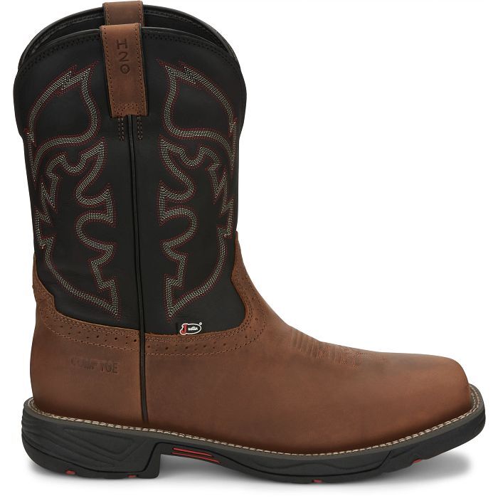 Justin Men's Rush 11-In Waterproof Composite Toe Boot