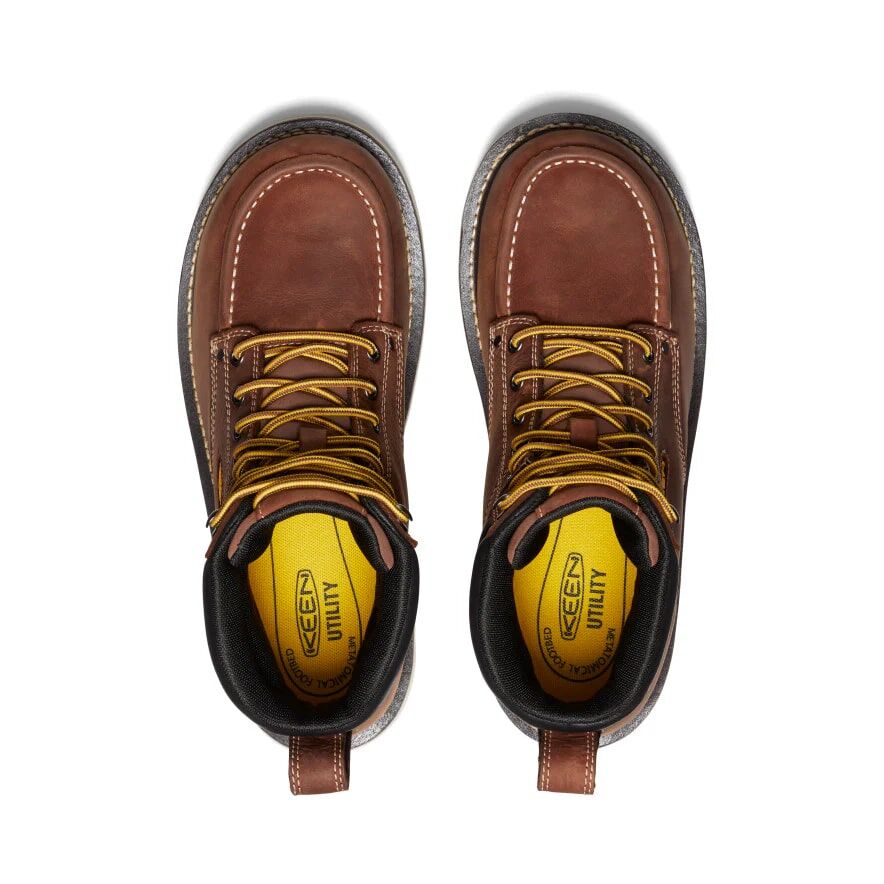 Keen Men's Cincinnati 6-In Waterproof 90° Heel Soft Toe Boot