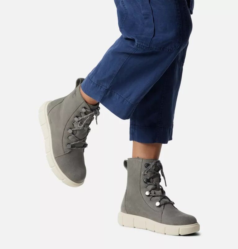 Sorel Women's Explorer III Joan Waterproof Boot in Quarry