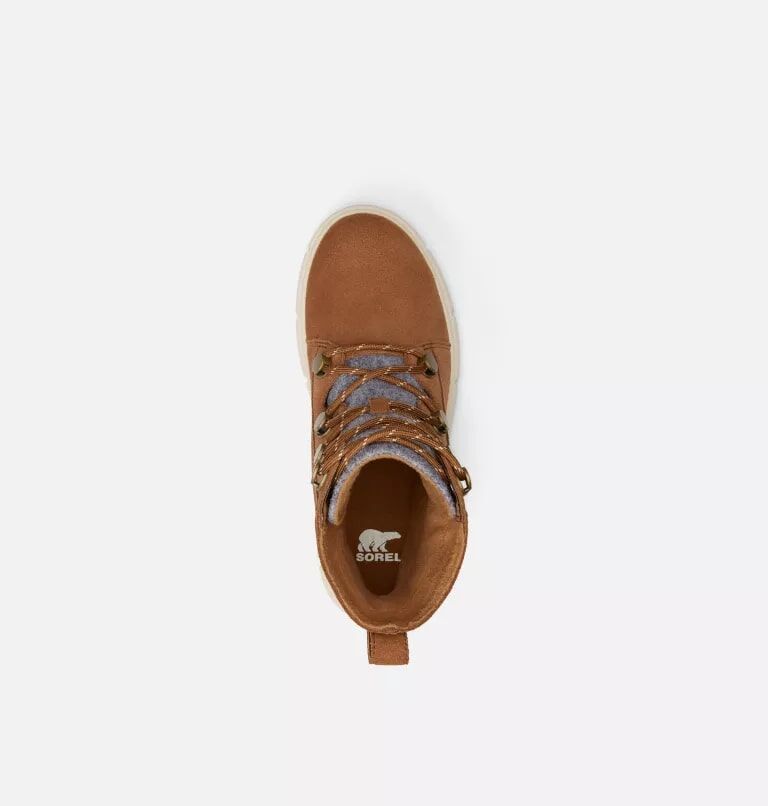 Sorel Women's Explorer III Joan Waterproof Boot in Velvet Tan