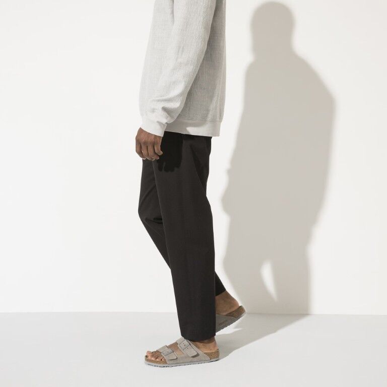 Birkenstock Men's Suede Leather Arizona Soft Footbed Sandal