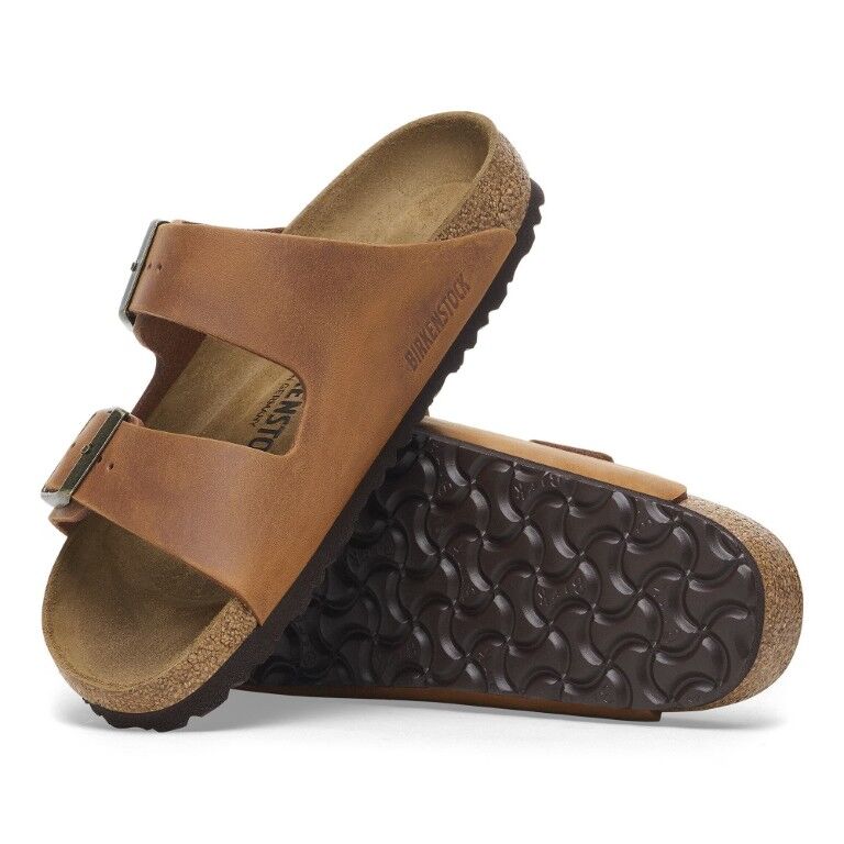 Birkenstock Men's Oiled Leather Arizona Sandal