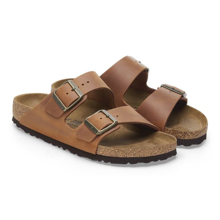 Birkenstock Men's Oiled Leather Arizona Sandal