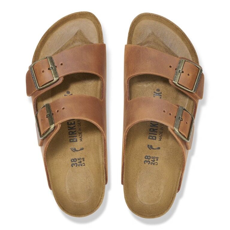 Birkenstock Men's Oiled Leather Arizona Sandal