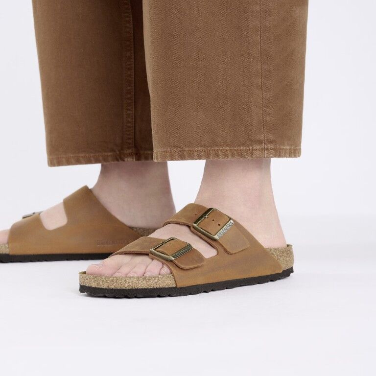 Birkenstock Women's Oiled Leather Arizona Sandal