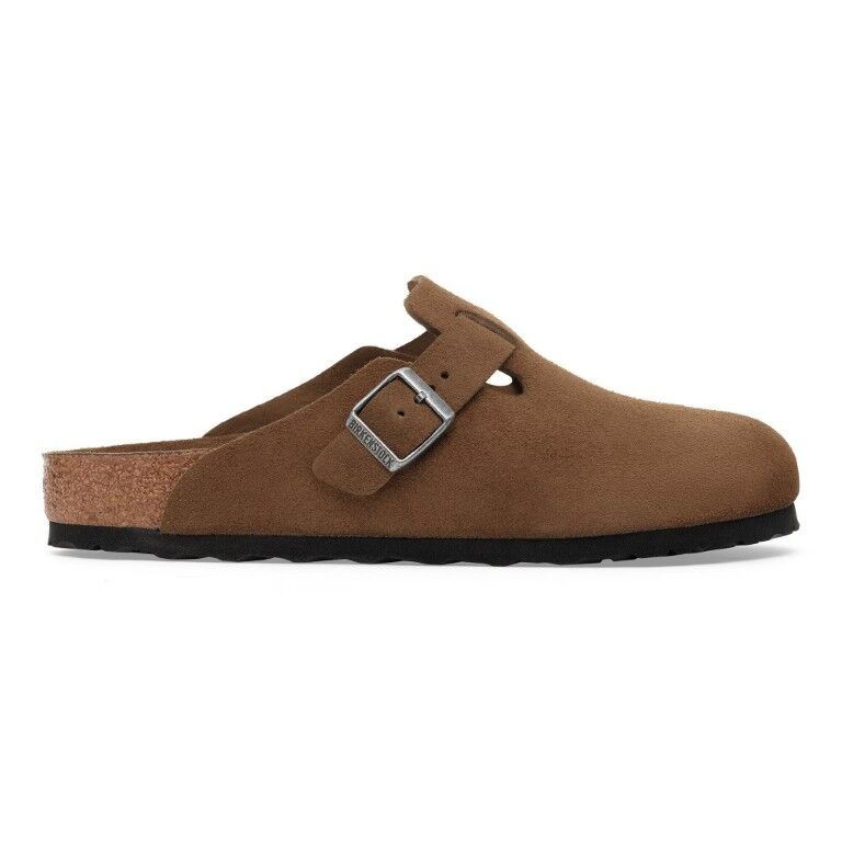 Birkenstock Women's Boston Suede Leather Soft Footbed Sandal