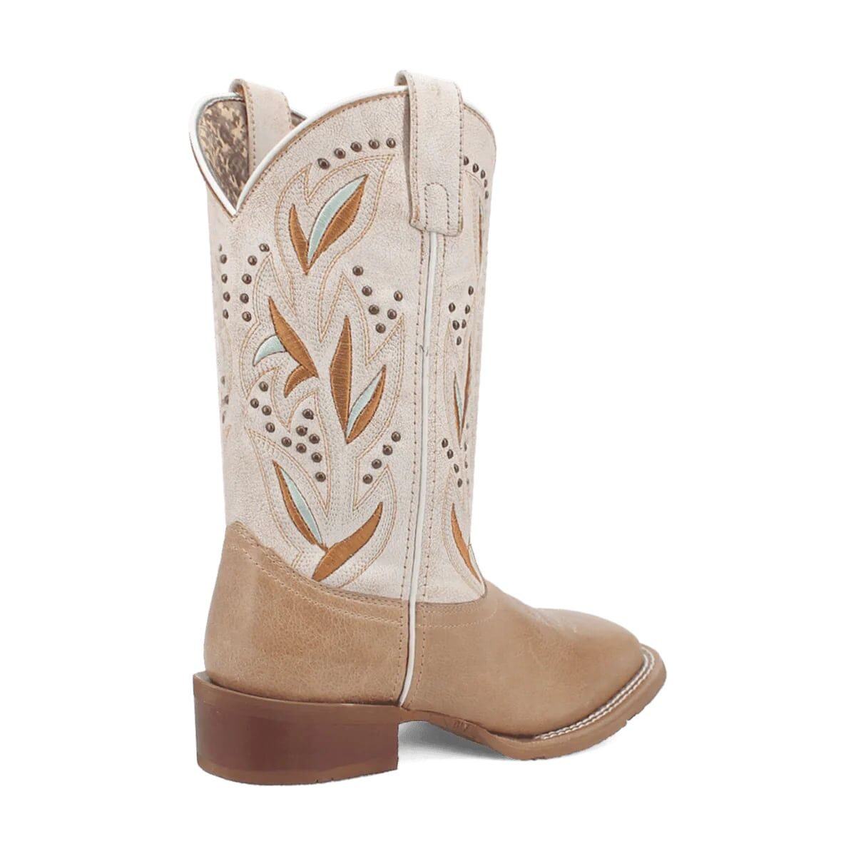 Laredo Women's Lydia Square Toe Western Boot in Sand