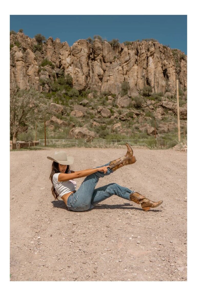 Laredo Women's Sylvan Snip Toe Western Boot in Tobacco