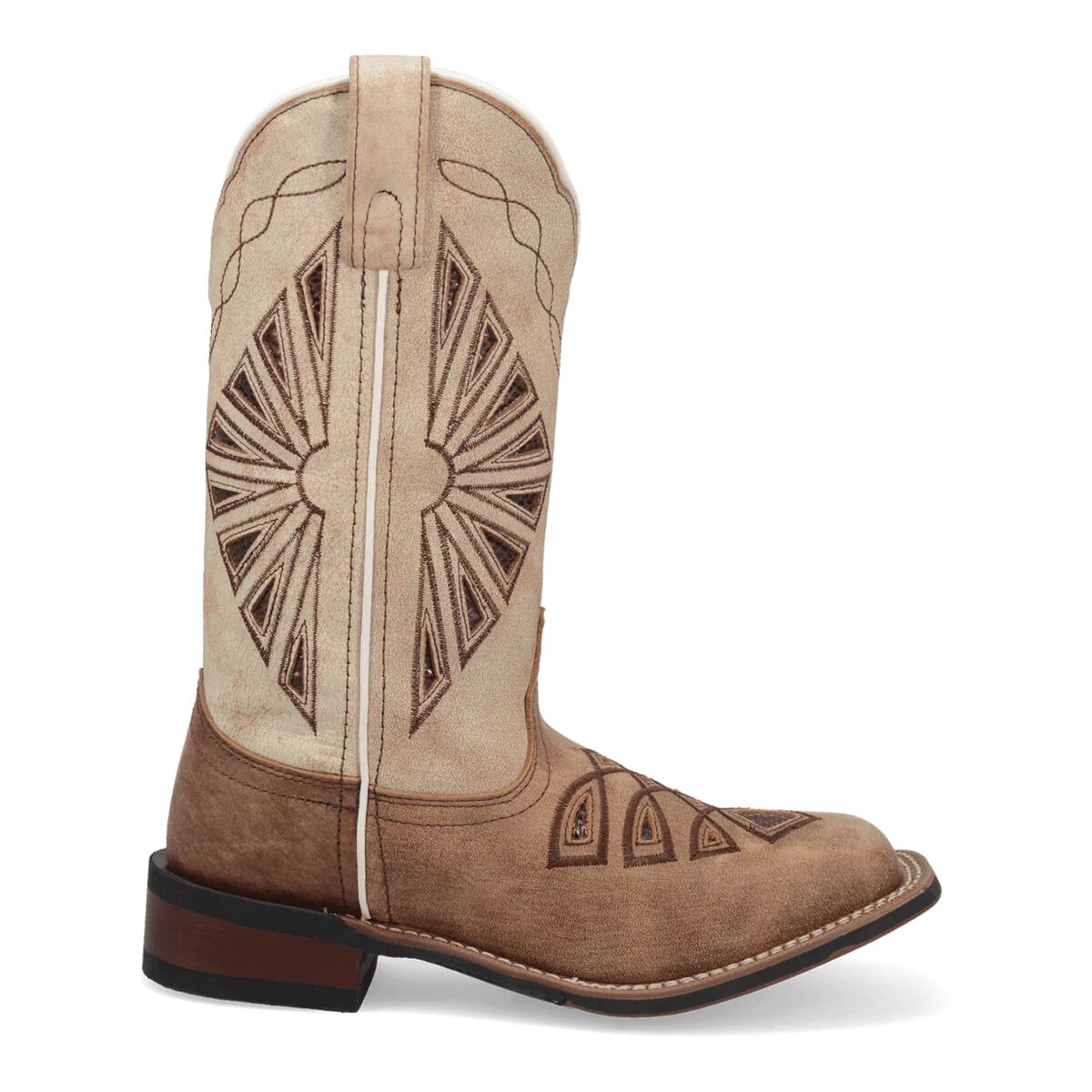Laredo Women's Kite Days Square Toe Western Boot in Brown