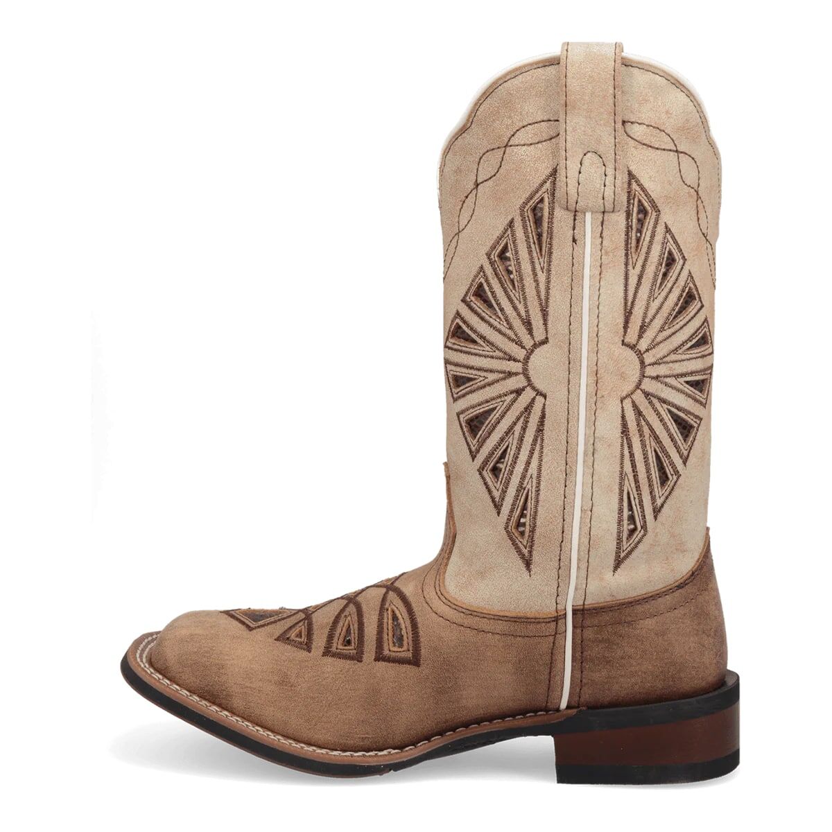 Laredo Women's Kite Days Square Toe Western Boot in Brown