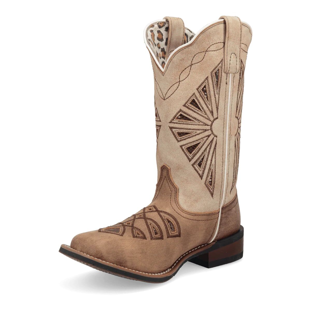 Laredo Women's Kite Days Square Toe Western Boot in Brown