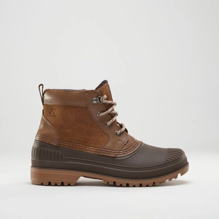 Kamik Men's Hemlock Lo Boot in Medium Brown