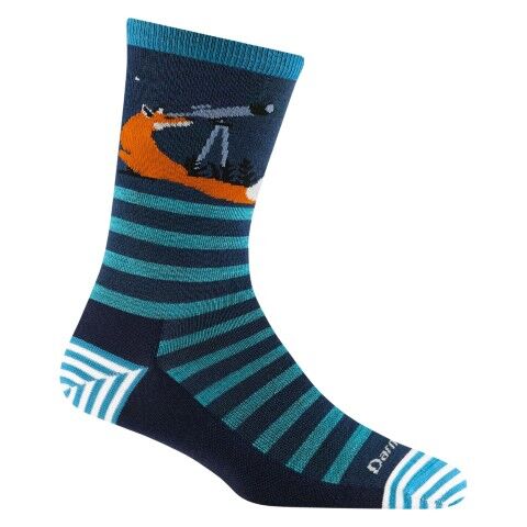 Darn Tough Women's Animal Haus Crew Lightweight Lifestyle Sock in Eclipse