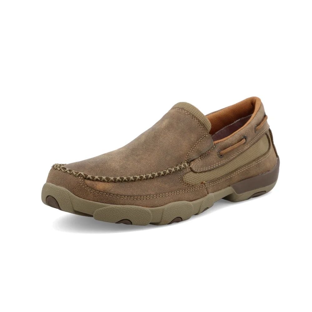 Twisted X Men's Slip On Driving Moc in Bomber