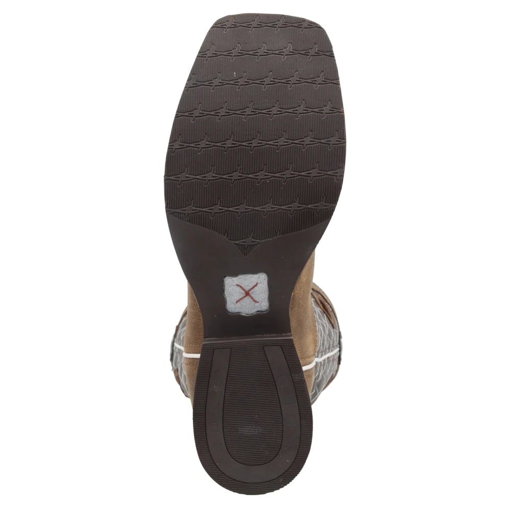 Twisted X Men's 14-in Ruff Stock Western Boot in Bomber