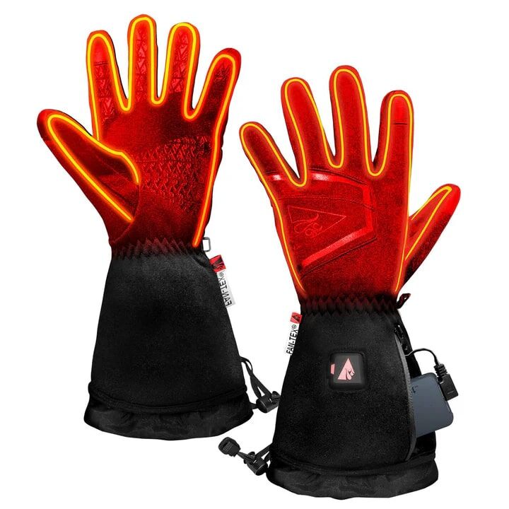 ActionHeat Men's 5-Volt Featherweight Heated Gloves in Black