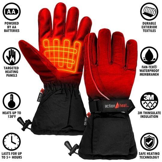 ActionHeat Men's AA Battery Heated Gloves