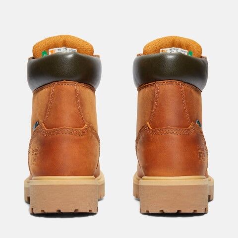 Timberland Pro Men's Direct Attach 6-in Soft Toe Waterproof Work Boot in Marigold