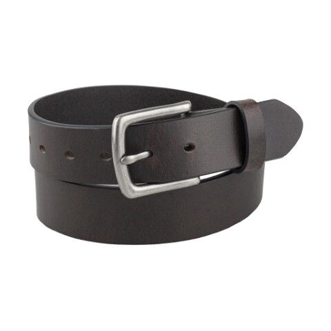 AndWest Women's 1 1/2-In Beveled Edge Belt in Dark Brown