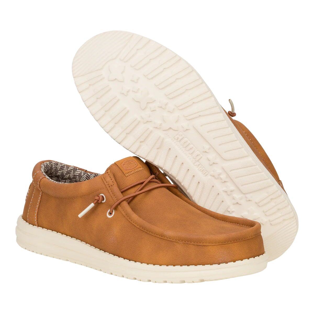 Hey Dude Men's Wally Classic Shoe in Tan