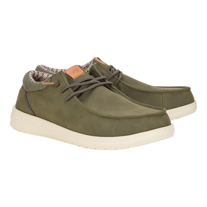 Hey Dude Men's Paul Shoe in Olive