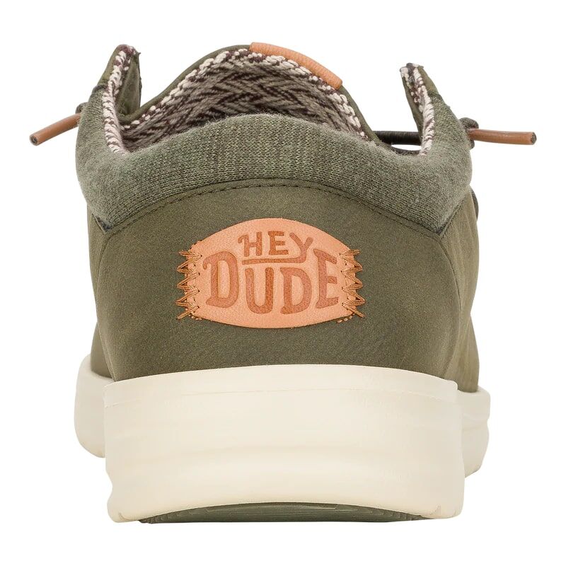 Hey Dude Men's Paul Shoe in Olive