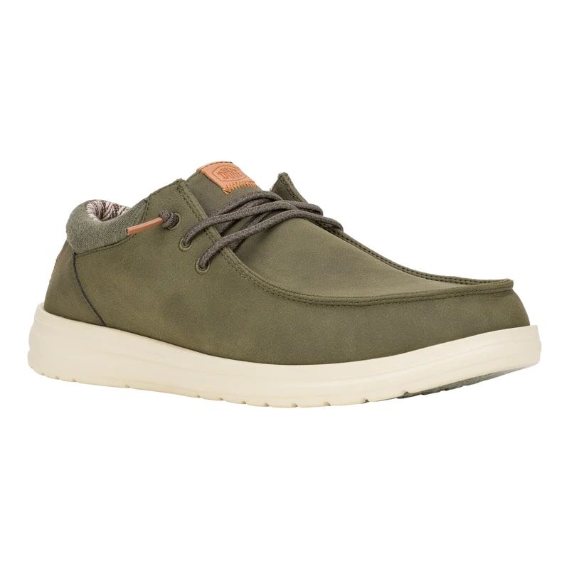Hey Dude Men's Paul Shoe in Olive