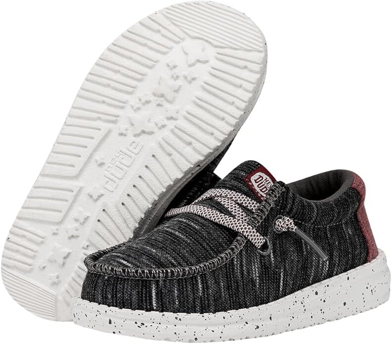 Hey Dude Youth Wally Youth Jersey Moccasin