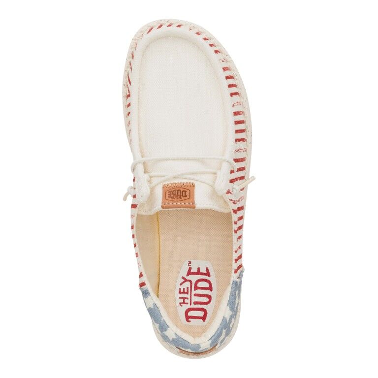 Hey Dude Women's Wendy Funk Americana Stars Shoe
