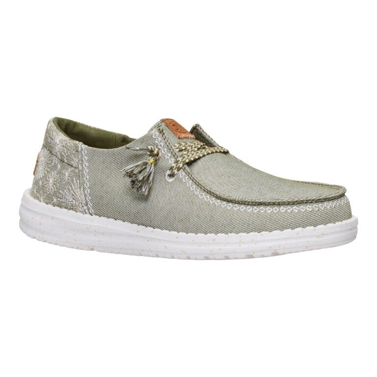 Hey Dude Women's Wendy Funk Embroidered Floral Slip On Shoe