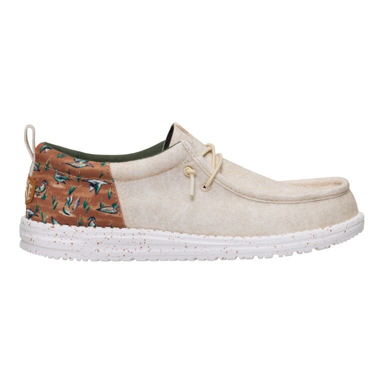 Hey Dude Men's Wally Funk Duck Pring Slip On Shoe