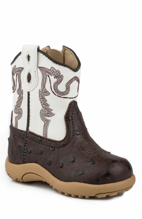 Roper Babies' Ostrich Western Boot