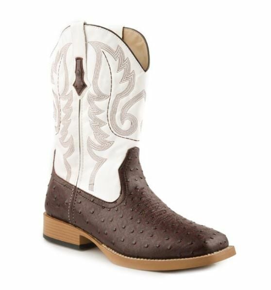 Roper Kids' Faus Ostrich Boot