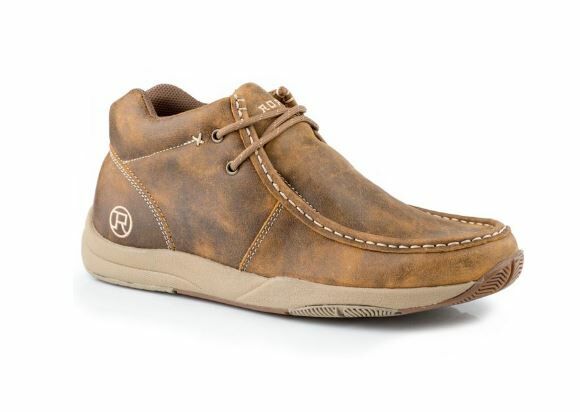 Roper Men's Clearcut Lace Shoe - Vintage Tan