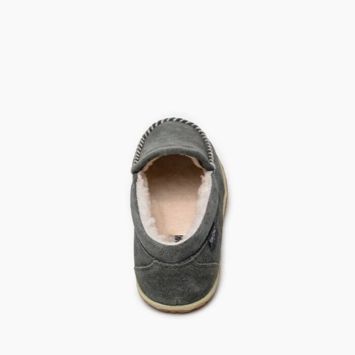 Minnetonka Men's Tilden Slipper in Grey
