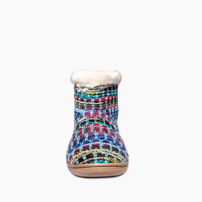 Minnetonka Women's Betty Slipper in Turquoise Multi