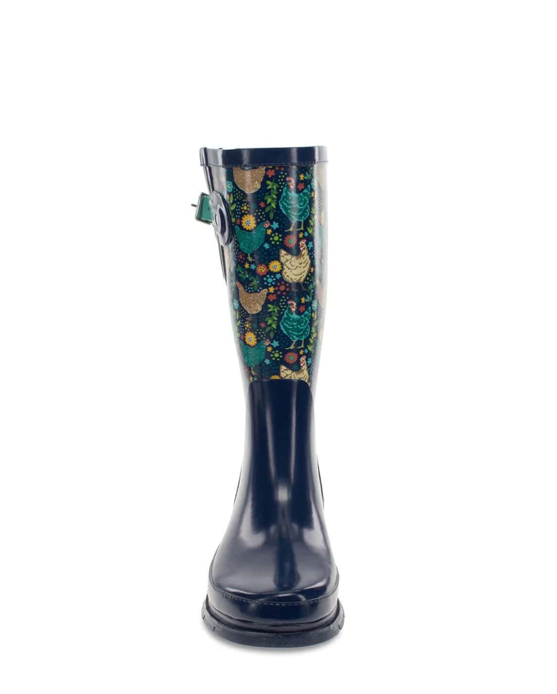 Western Chief Women's Chicken Scratch Tall Rain Boot