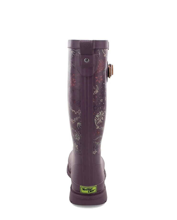 Western Chief Women's Floral Paisley Tall Rain Boot