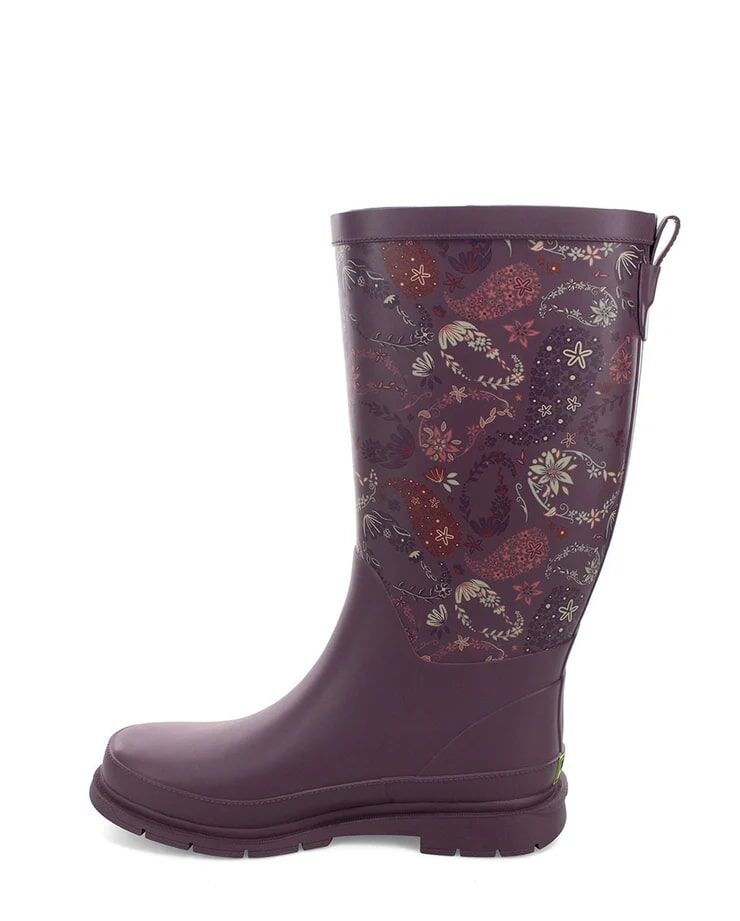 Western Chief Women's Floral Paisley Tall Rain Boot