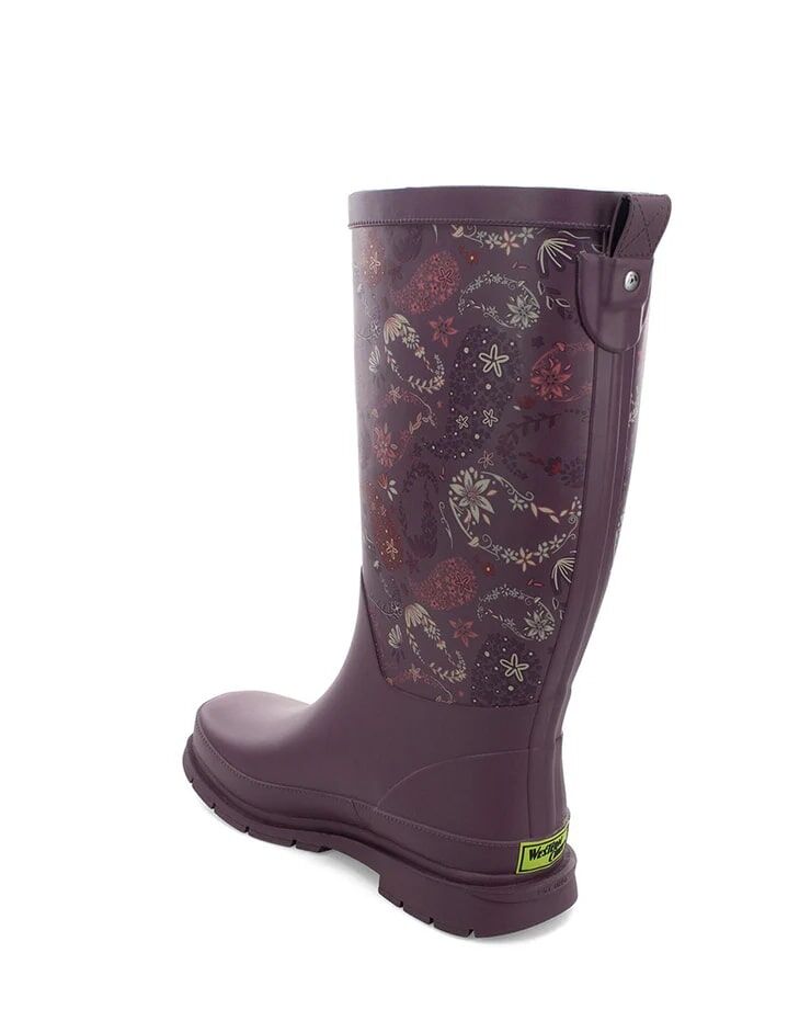 Western Chief Women's Floral Paisley Tall Rain Boot