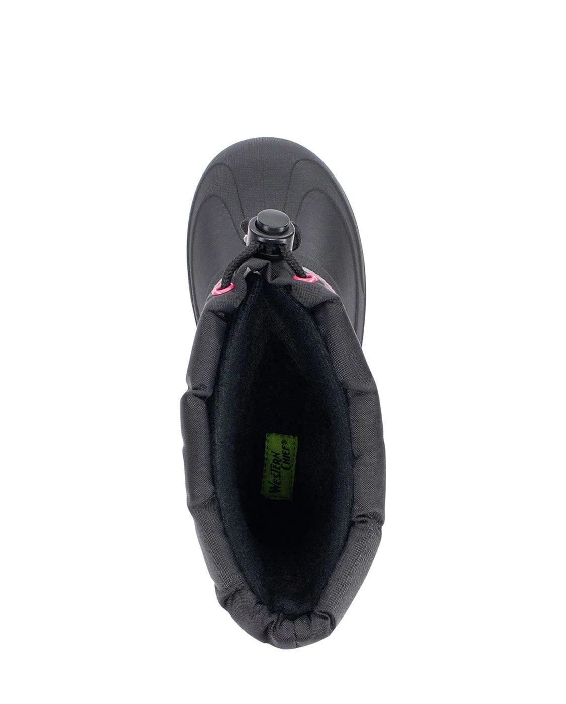 Western Chief Kids' Blizzard Cold Weather Boot in Black/Pink