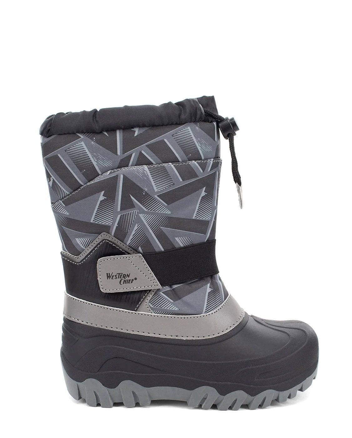 Western Chief Kids' Blizzard Cold Weather Boot in Charcoal