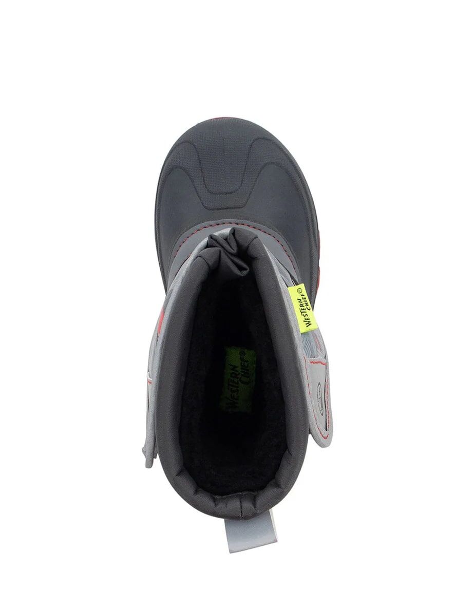 Western Chief Kids' Selah Faux Fur Cold Weather Boot in Charcoal