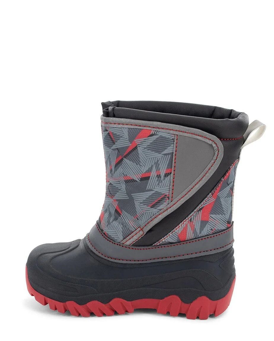 Western Chief Kids' Selah Faux Fur Cold Weather Boot in Charcoal