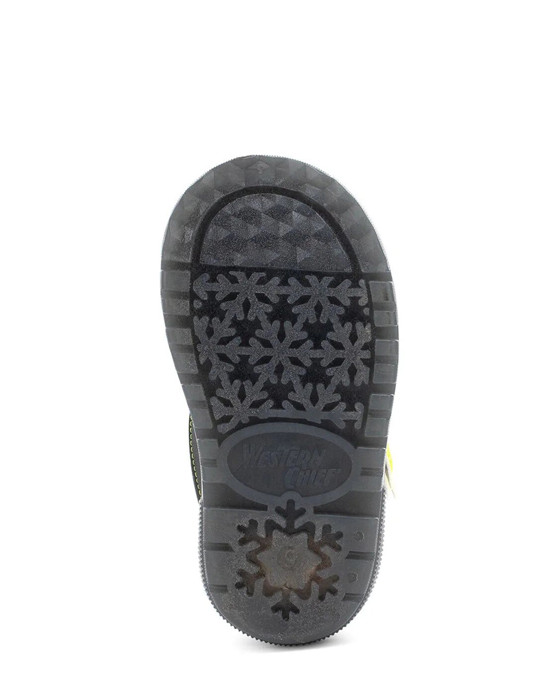 Western Chief Kids' Denali Lighted Faux Fur Cold Weather Boot in Charcoal